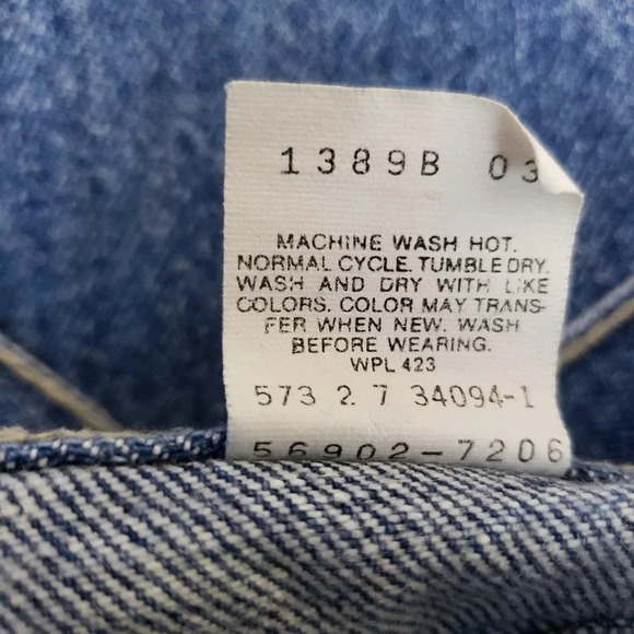 Vintage 80s Levis Mom Jeans High Rise Medium Wash Tapered USA Made Denim - Picture 7 of 7